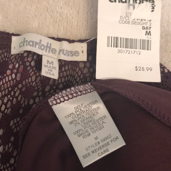 Charlotte Russe Elegant purple dress 👗 - Picture 9 of 9